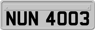 NUN4003