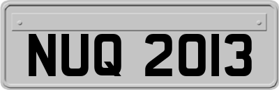 NUQ2013