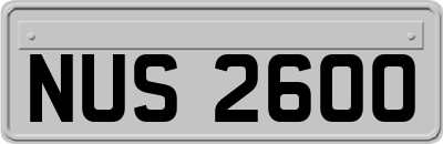 NUS2600