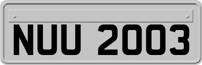 NUU2003