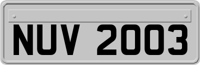 NUV2003