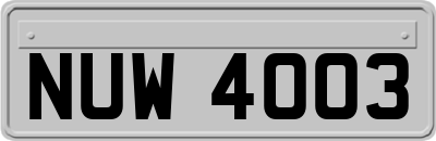 NUW4003