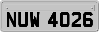 NUW4026