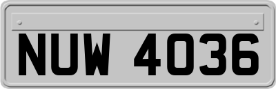 NUW4036
