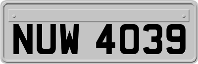 NUW4039