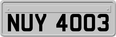 NUY4003