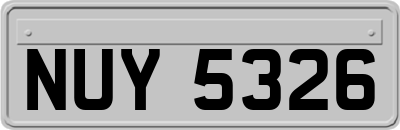 NUY5326