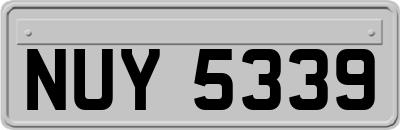 NUY5339