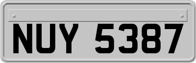NUY5387