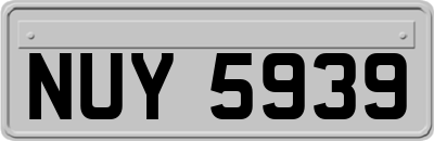 NUY5939