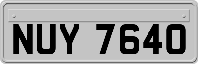 NUY7640