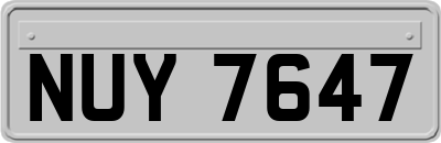 NUY7647