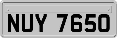 NUY7650