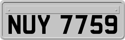 NUY7759