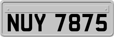 NUY7875