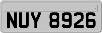 NUY8926