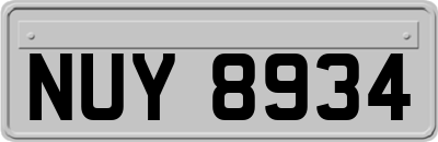 NUY8934