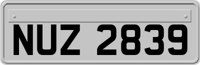 NUZ2839