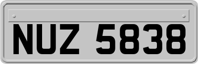 NUZ5838