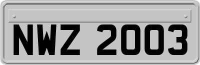NWZ2003