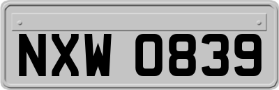 NXW0839