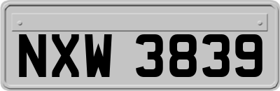 NXW3839
