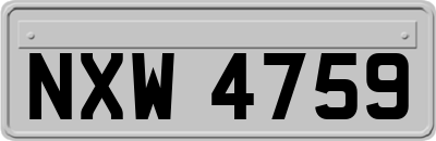 NXW4759