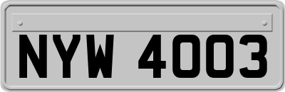 NYW4003