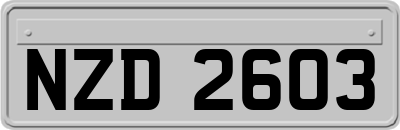 NZD2603