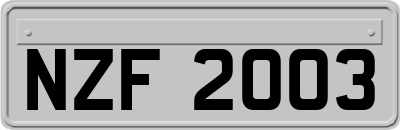 NZF2003