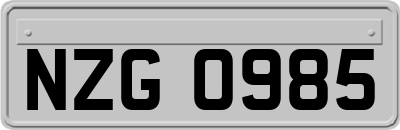 NZG0985