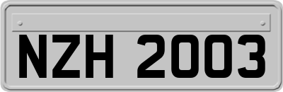 NZH2003