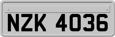 NZK4036