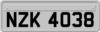 NZK4038