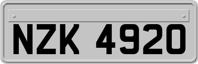 NZK4920