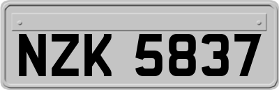 NZK5837