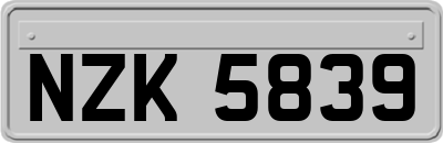 NZK5839