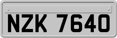 NZK7640