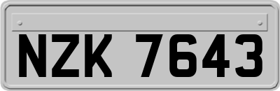 NZK7643