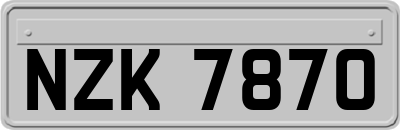 NZK7870