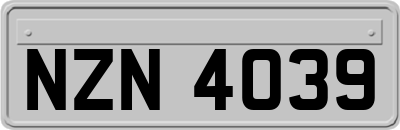 NZN4039