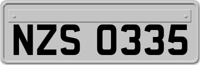 NZS0335