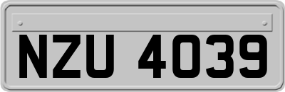 NZU4039