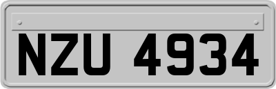 NZU4934
