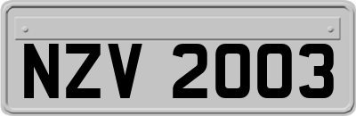NZV2003