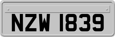 NZW1839