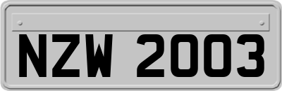NZW2003