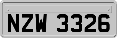 NZW3326