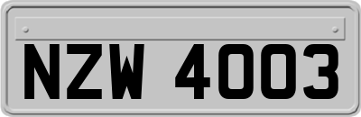 NZW4003