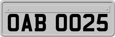 OAB0025